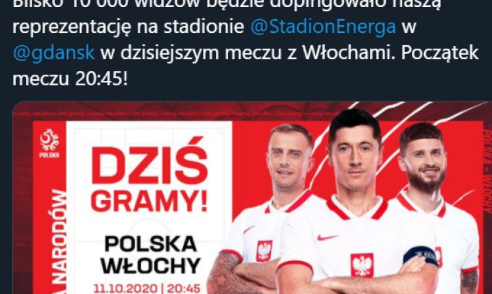 TYLE ma być widzów na meczu Polska - Włochy!